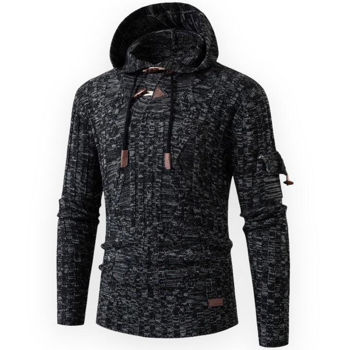 Stilvoller warmer Fleece-Hoodie für Herren - AlpineTrail
