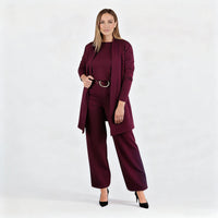3-Piece Comfort Set: Cardigan, Top and Pants 13