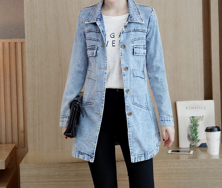 Sarah Jeansjacke | Oversized, lässige Denimjacke
