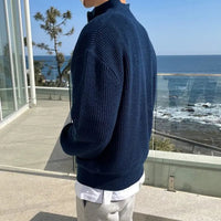 Klassischer Herren-Sweater mit halbem Reißverschluss - Arthur