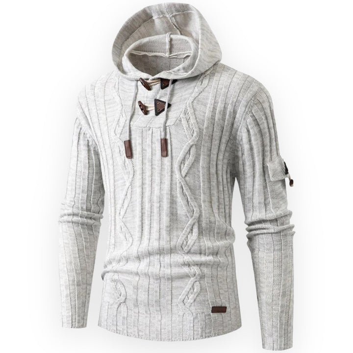 Stilvoller warmer Fleece-Hoodie für Herren - AlpineTrail