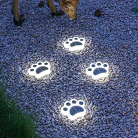 Kabellose Solar-Pfotenabdruck-Gartenbeleuchtung - PawsGlow