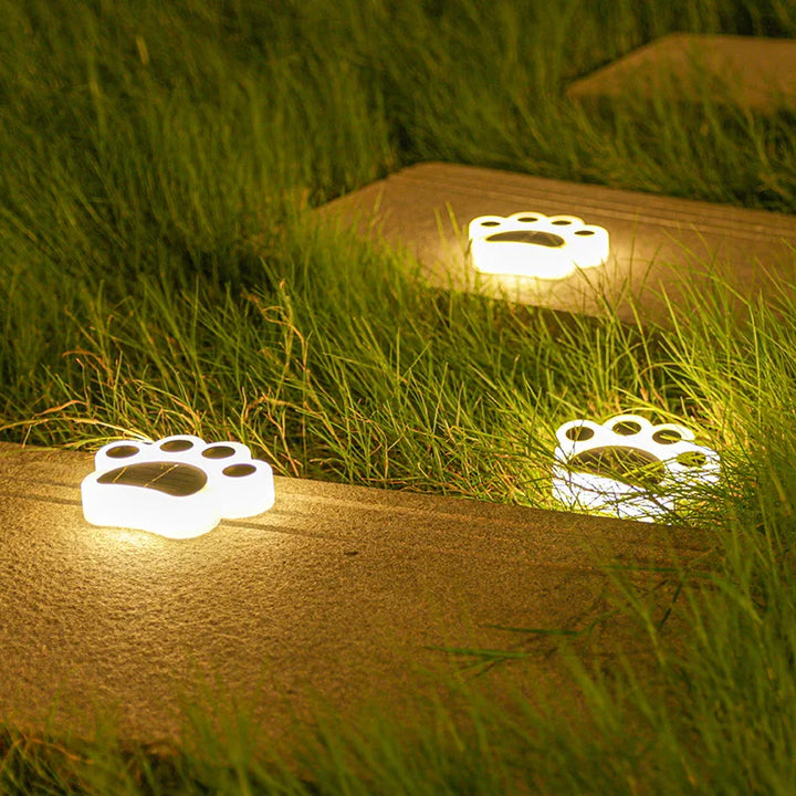 Kabellose Solar-Pfotenabdruck-Gartenbeleuchtung - PawsGlow