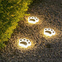 Kabellose Solar-Pfotenabdruck-Gartenbeleuchtung - PawsGlow