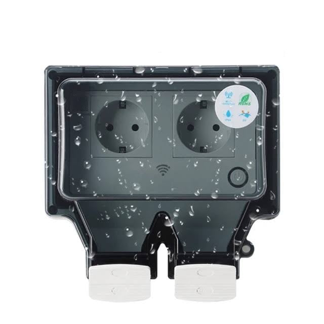Smart WiFi Outdoor Plug with IP66 Waterproof Rating - Voltura