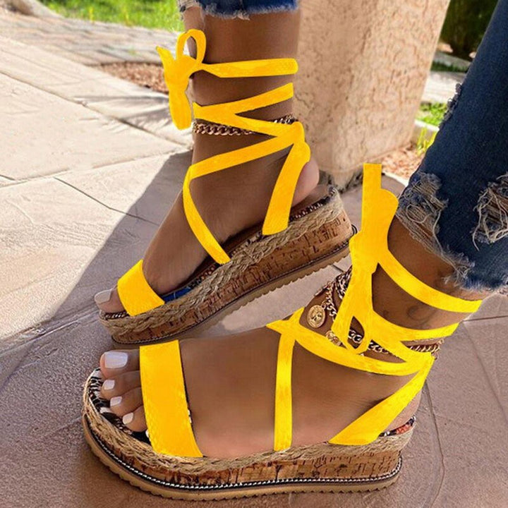 Comfortabele dames sandalen met voetbed en modern design - Amaya
