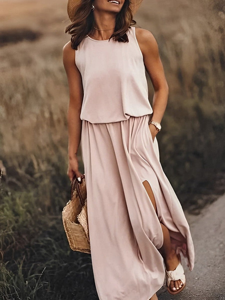Farbenfrohes stilvolles Sommerkleid - Sophie