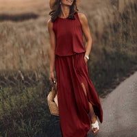Farbenfrohes stilvolles Sommerkleid - Sophie