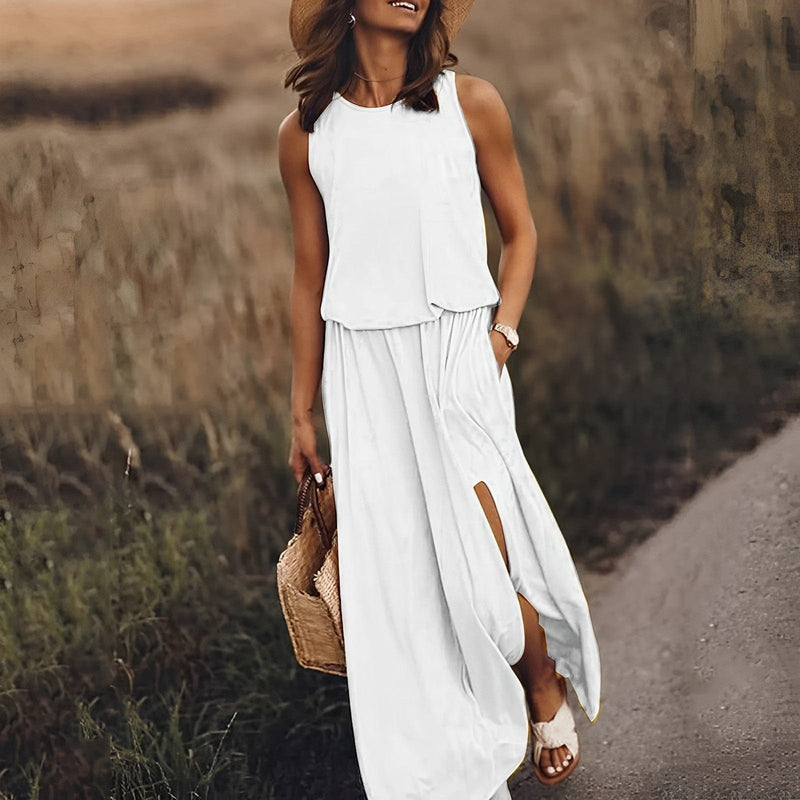 Farbenfrohes stilvolles Sommerkleid - Sophie
