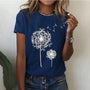Bequemes Damen-T-Shirt mit Rundhalsausschnitt & weichem Stoff – Rhea