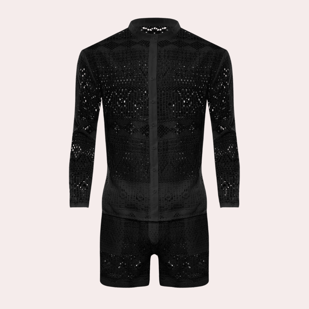 Luftiges Spitzen-Sommeroutfit für Herren - Cai