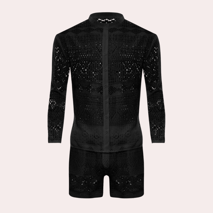 Luftiges Spitzen-Sommeroutfit für Herren - Cai