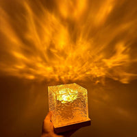Nordlicht-Prisma-Lampe - Borealis Cube