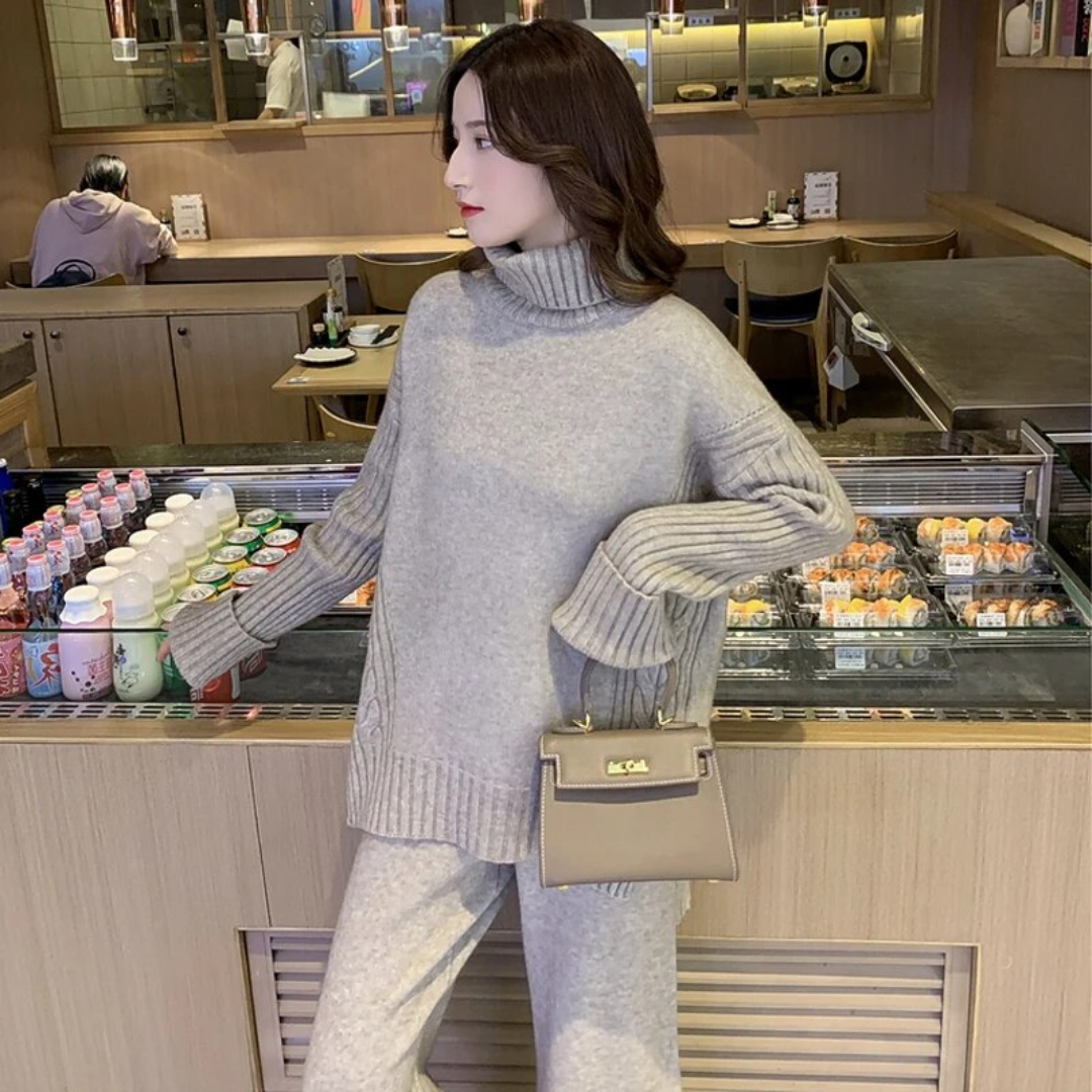 Jizelle Gestricktes Set | Schön warm & stilvoll