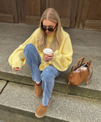 Damen Stretch-Jeans mit weitem Bein und Herzchenmuster - Amelie