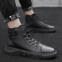 Robuste schwarze Herrenschuhe - Maxwell