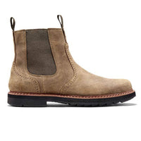 Heren Chelsea Boots klassiek van kunstleer met elastische inzet – Neron