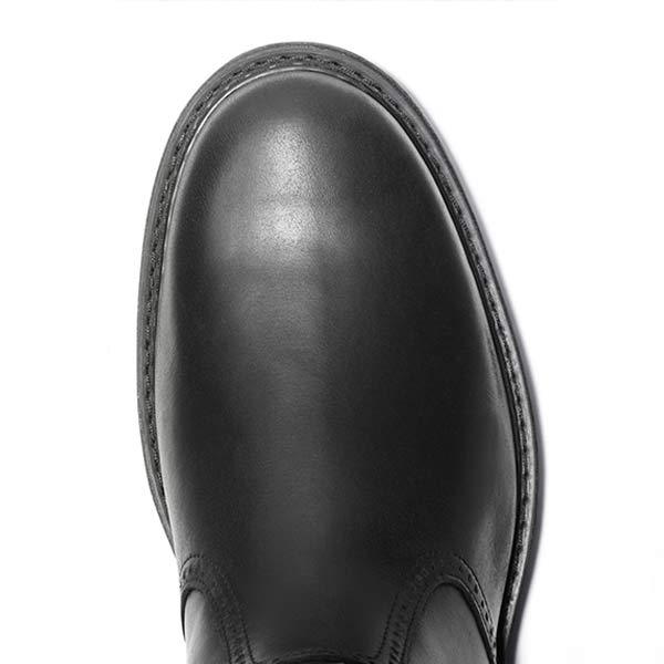 Heren Chelsea Boots klassiek van kunstleer met elastische inzet – Neron