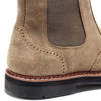 Heren Chelsea Boots klassiek van kunstleer met elastische inzet – Neron