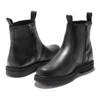 Heren Chelsea Boots klassiek van kunstleer met elastische inzet – Neron