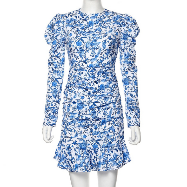 Kiki Klassisches Kleid | Ein blaues, fröhliches Sommerkleid