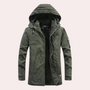 Gefütterte Herren-Winterjacke mit warmer Kapuze - Logan