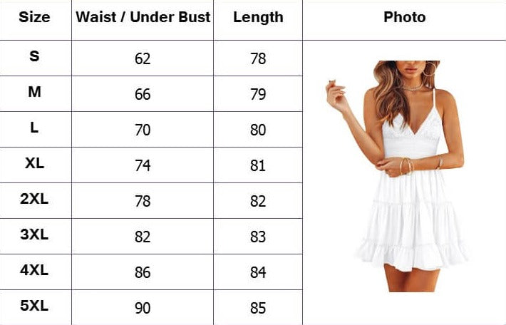 Luchtige & stijlvolle mini-spaghetti-jurk met V-hals – Melina