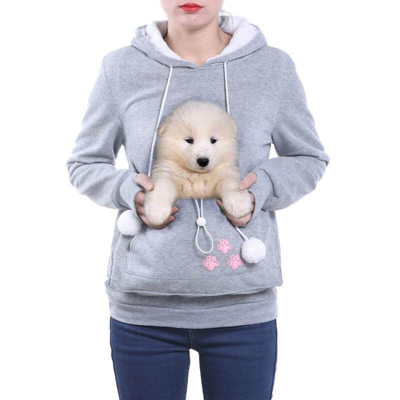 Bequemer Hoodie mit Katzenmotiv - CozyPurr