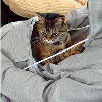 Bequemer Hoodie mit Katzenmotiv - CozyPurr