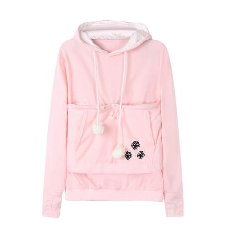 Bequemer Hoodie mit Katzenmotiv - CozyPurr