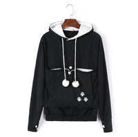 Bequemer Hoodie mit Katzenmotiv - CozyPurr