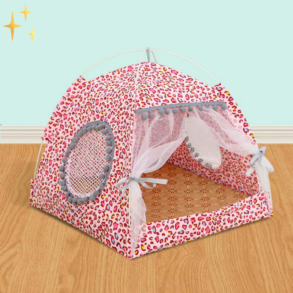 Cute Pets Tent with Curtains - PetTent
