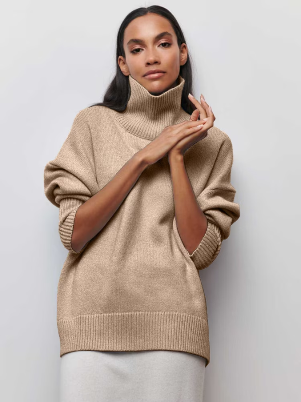 Phoebe Gestrickter Rollkragenpullover | Stilvoll & warm