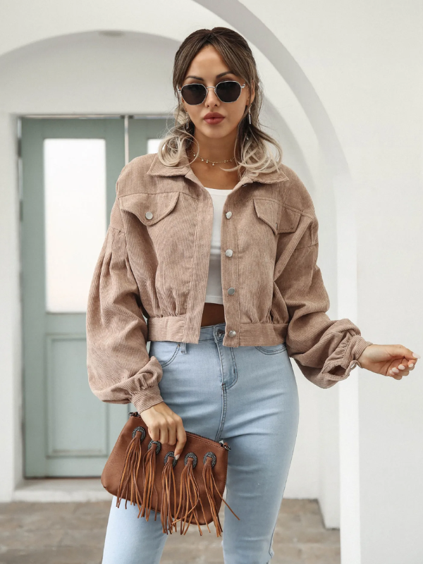 Eva Cropped Bomberjacke | Cool & Stilvoll