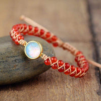 Amethyst-Opal Yoga-Armband - Aurielle
