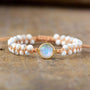 Amethyst-Opal Yoga-Armband - Aurielle