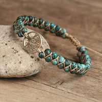 Lebensbaum Armband mit Afrikanischem Jaspis - Auralyn