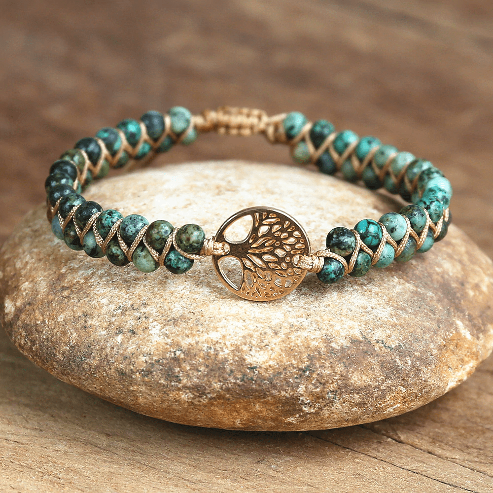 Lebensbaum Armband mit Afrikanischem Jaspis - Auralyn