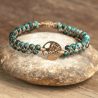 Lebensbaum Armband mit Afrikanischem Jaspis - Auralyn