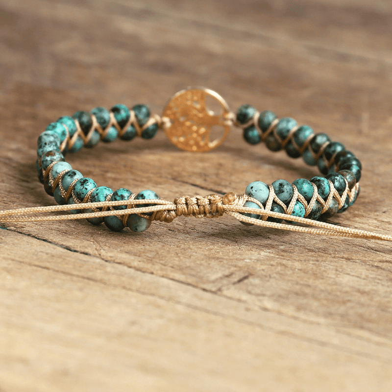 Lebensbaum Armband mit Afrikanischem Jaspis - Auralyn