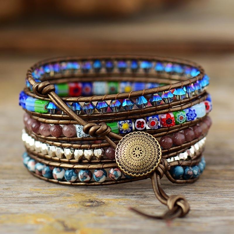 Blumenschutz Wickelarmband - Flora