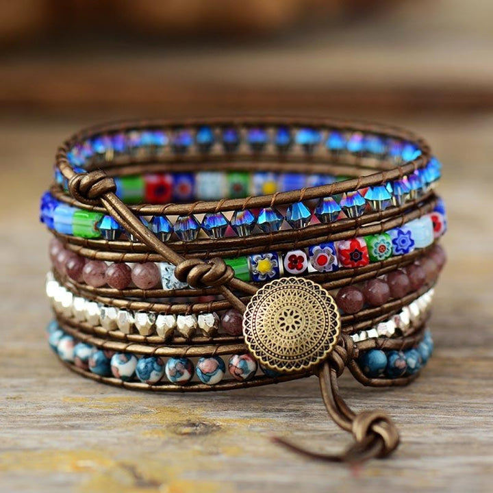 Blumenschutz Wickelarmband - Flora