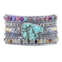 Helende Turkoois Wikkelarmband - Amara