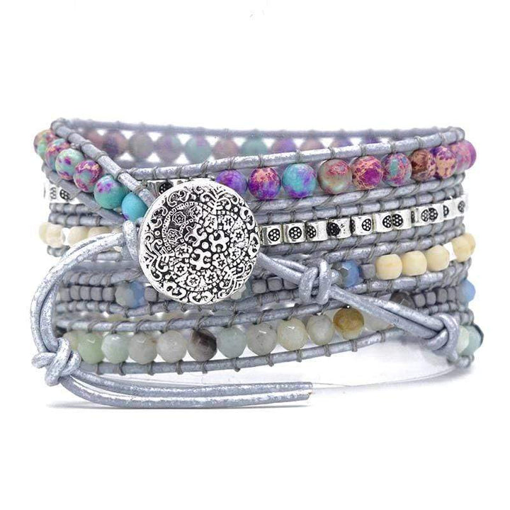 Helende Turkoois Wikkelarmband - Amara