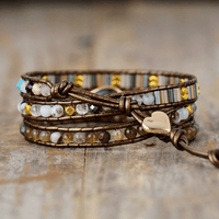 Labradorit Schutz Wickelarmband - Sylvana