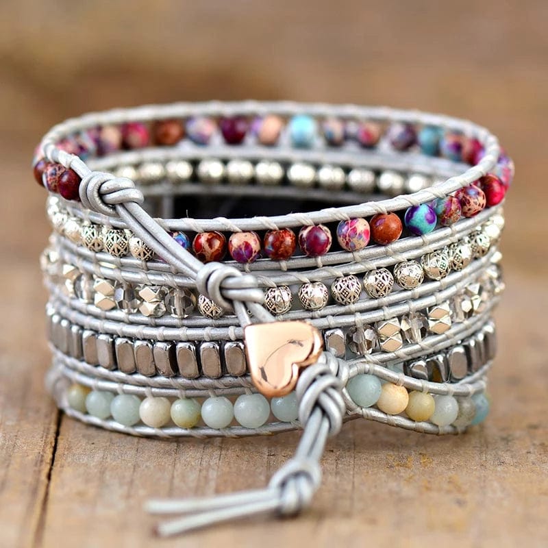 Jaspis Apple Watch Wickelarmband - Naelina
