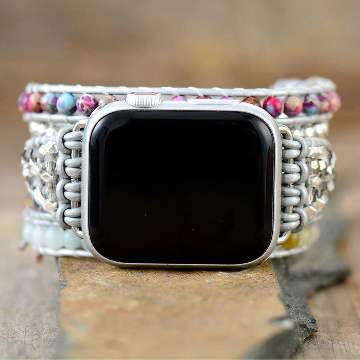 Jaspis Apple Watch Wickelarmband - Naelina