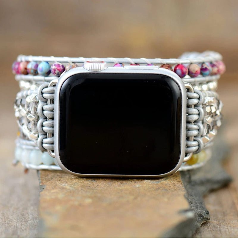 Jaspis Apple Watch Wickelarmband - Naelina