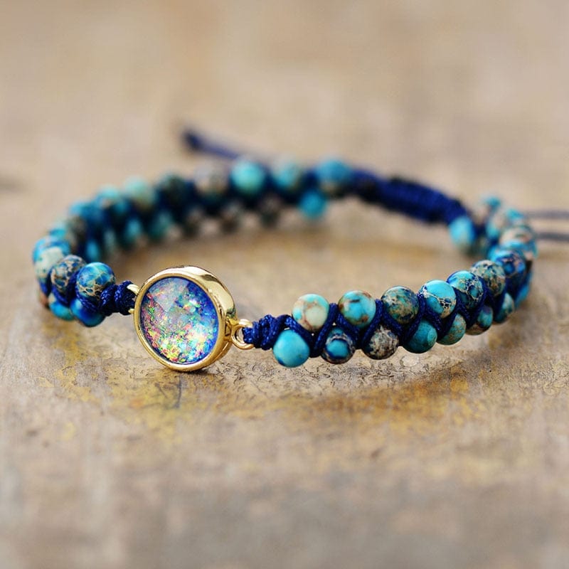 Opal & Jaspis Armband - Thalassa
