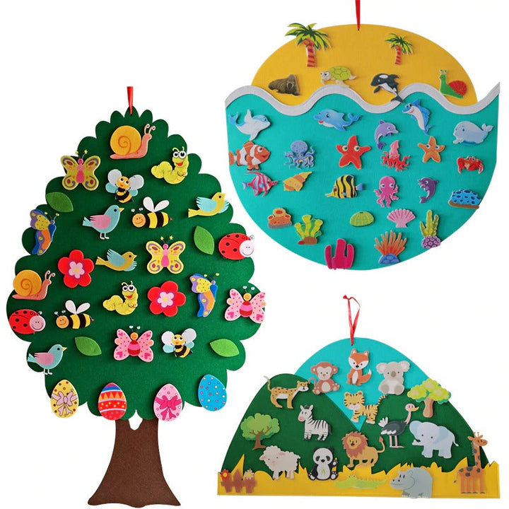 DIY Felt Board for Children - AnimalAdventure